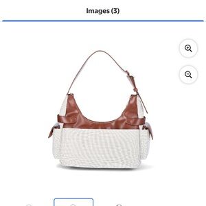 New Fiorelli Elegant Brown and Cream Women's Bag